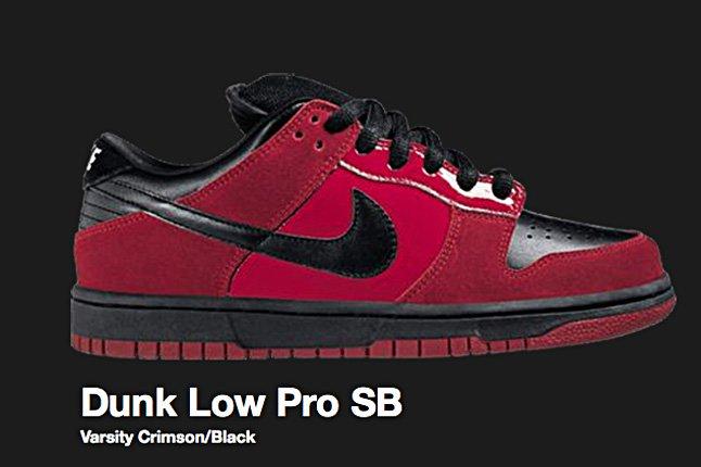Nike Varsity Crimson Dunk Low Pro Sb 2007 1