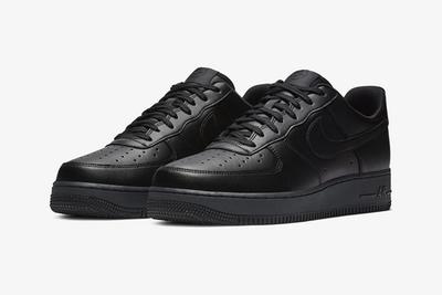 Nike Air Force 1 Low Flyleather Triple Black 1