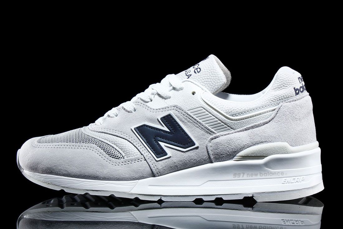 New Balance 997 – Made In Usa Pebbled White 3