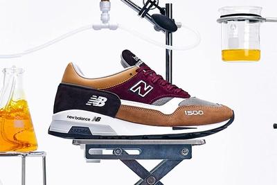 New Balance 1500 Sample Lab Brown Red Lateral Side Shot