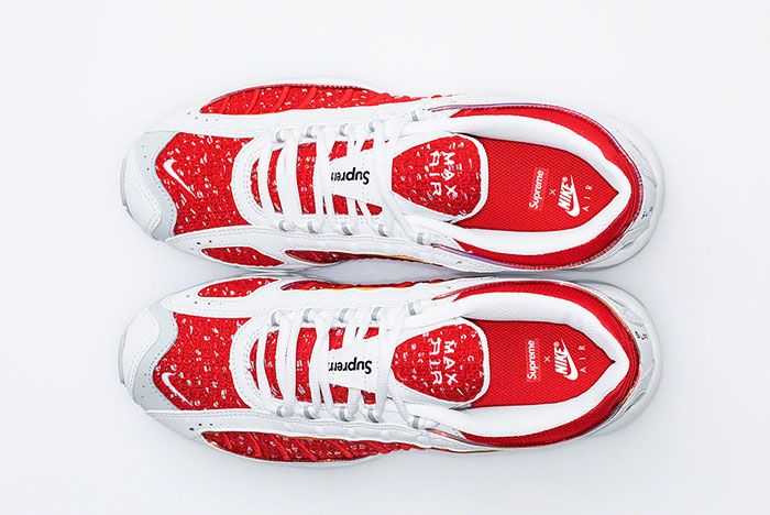 Supreme Nike Air Max Tailwind 4 Red White Release Date Top