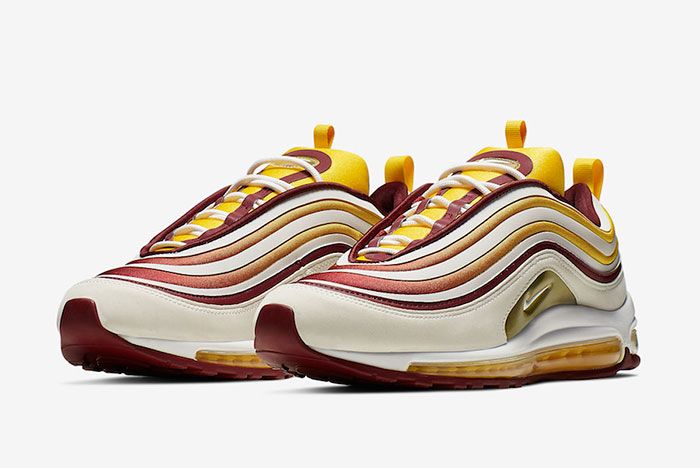 Nike Air Max 97 Amarillo Team Red Ci1957 717 Front Angle