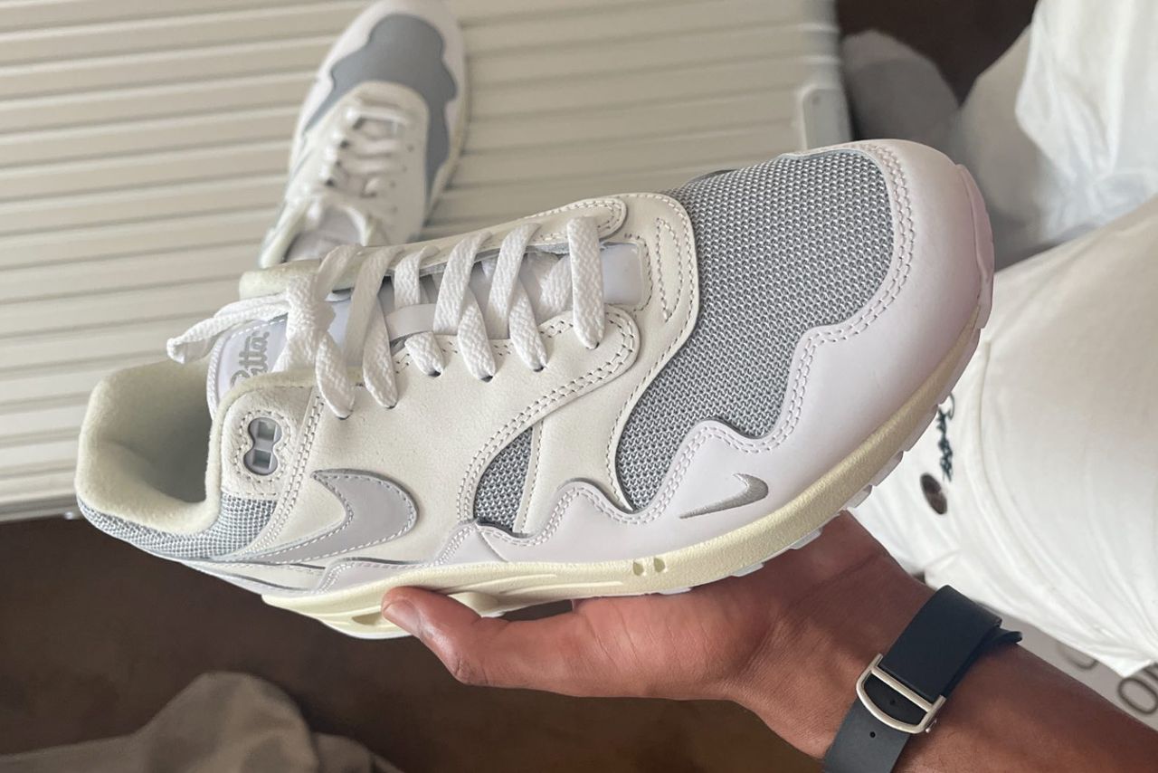 patta nike air max 1 blue