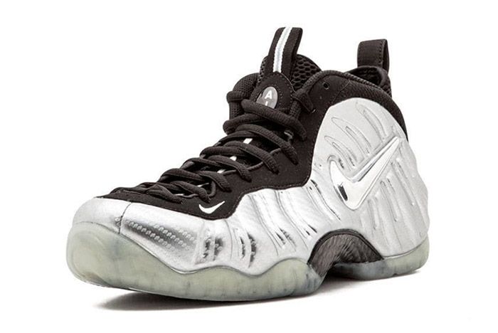Nike Air Foamposite Pro-Silver Surfer Men's Sneakers Size 13