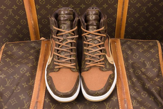 louis vuitton x off white x air jordan 1 price