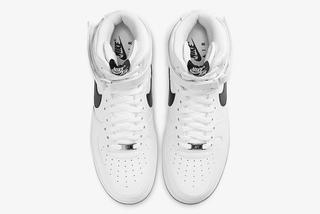 Get The Strap: White and Black Nike Air Force 1 High Out Now - Sneaker ...