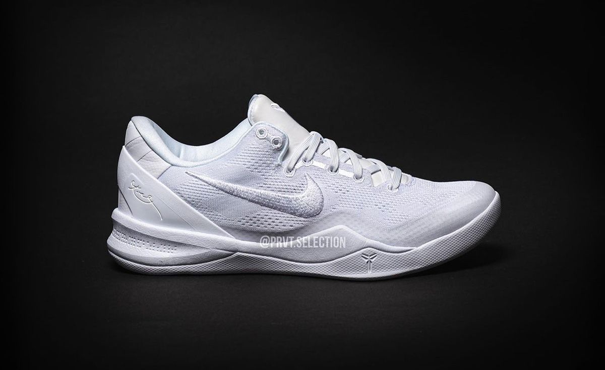 Kobe Debuts The Kobe 8 System 'Away' Shoe On - Court In NYC