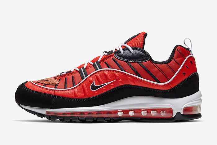 red black air max 98