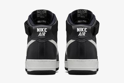Nike Air Force 1 High Qs Blackwhite3