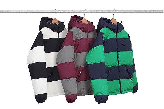 Reversible Striped Winter Jackets Rack 1