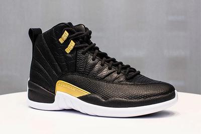 Air Jordan 12 White Black And Gold Release Date Side Shot 2