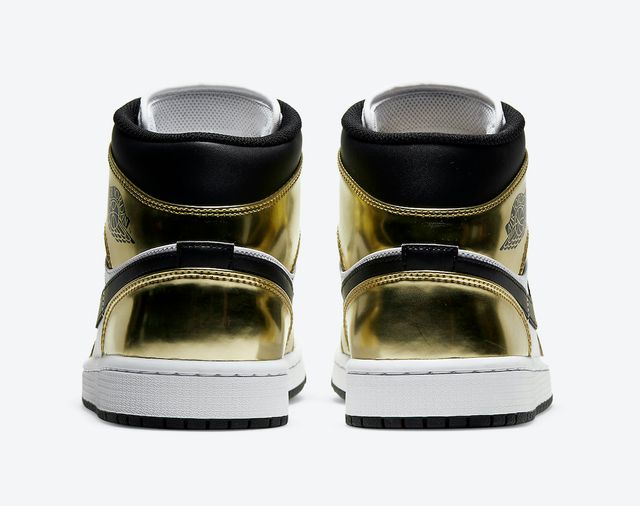 metallic gold aj1 mid