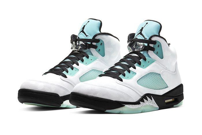Air Jordan 5 Island Green Cn2932 100 Release Date Pair