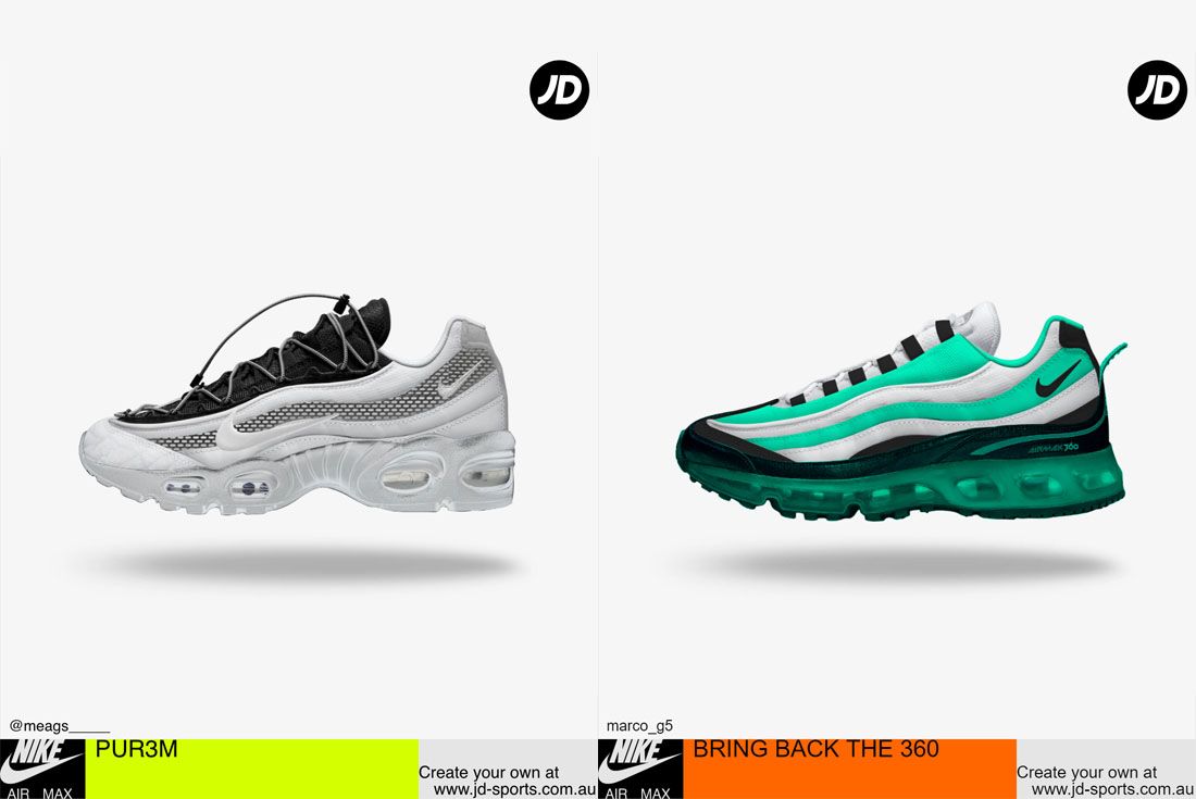 Create Your Nike Air Max 95 JD Sports to Win a Pair Designed by ONEFOUR! - Sneaker Freaker