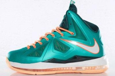 Nike Lebron X Dolphins European Release Lateral 1