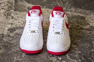 nike air force white gym red