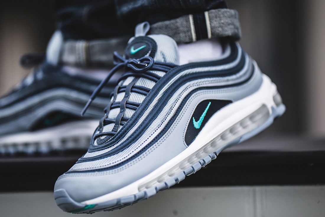 air max 97 hyper turquoise on feet