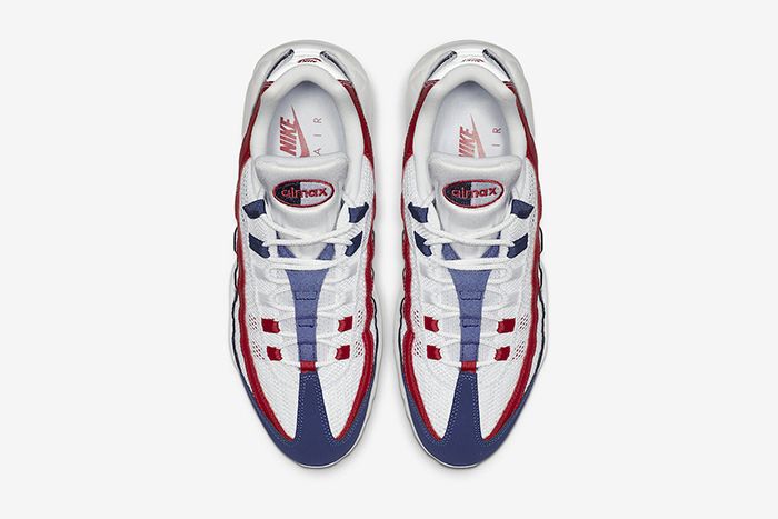 Nike Air Max 95 Red White Blue July 4 2019 Release Date Top Down