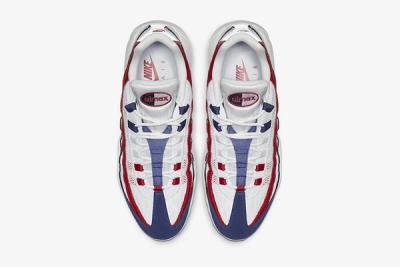 Nike Air Max 95 Red White Blue July 4 2019 Release Date Top Down