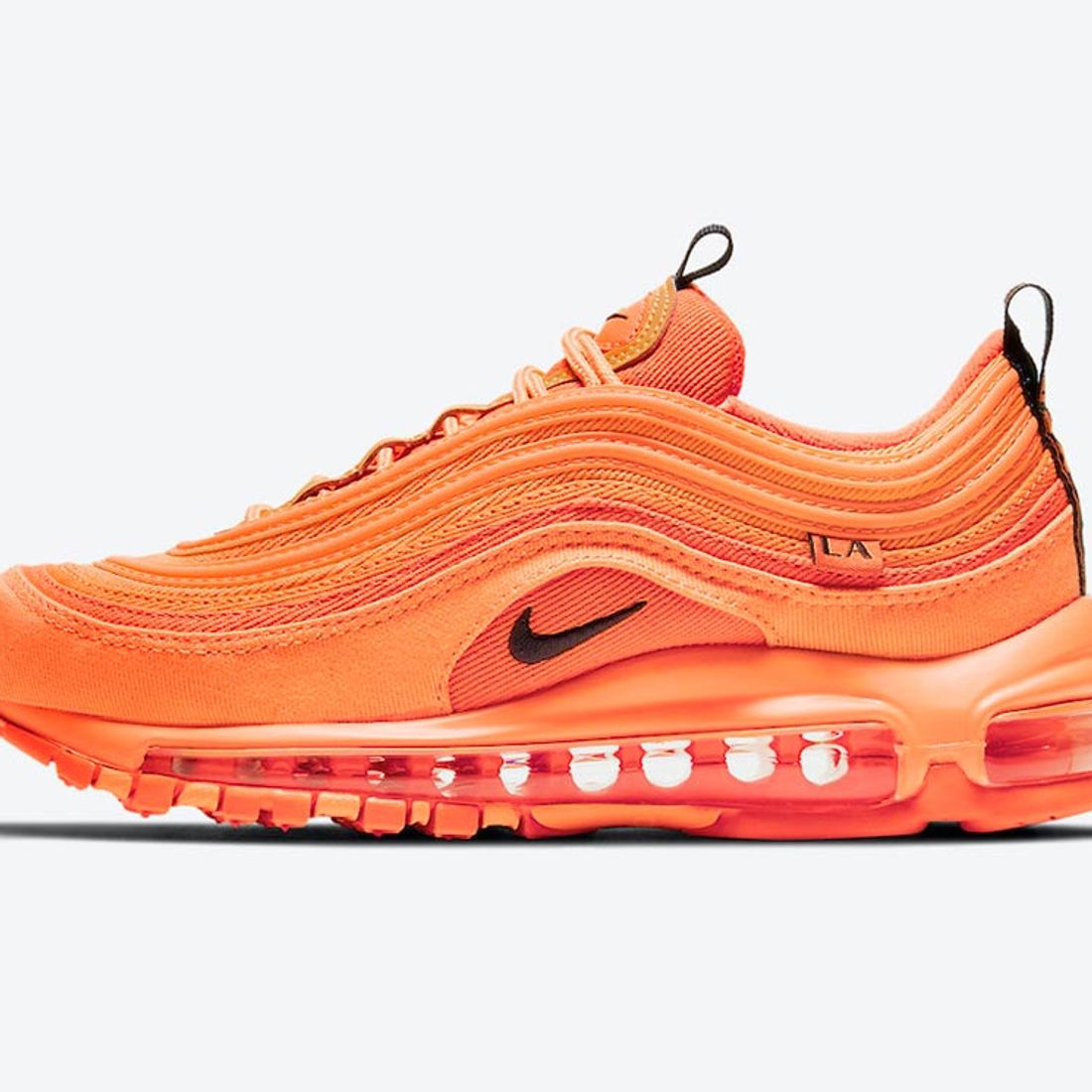 Dependent Conclusion Claire The Nike Air Max 97 GS Pays Tribute to LA in Outrageous Orange - Sneaker  Freaker