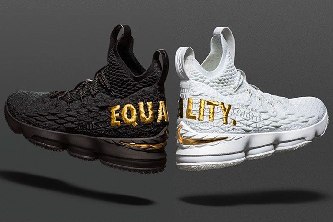 Nike Lebron 15 Equality Heel