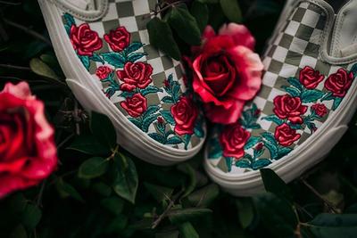 Vans Slip On Roses Sneaker Freaker 1