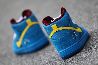 Familia Skates Nike Sb Dunk High Blue Ox 05