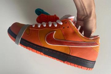 Concepts x Nike SB Dunk Low Orange Lobster In-Hand