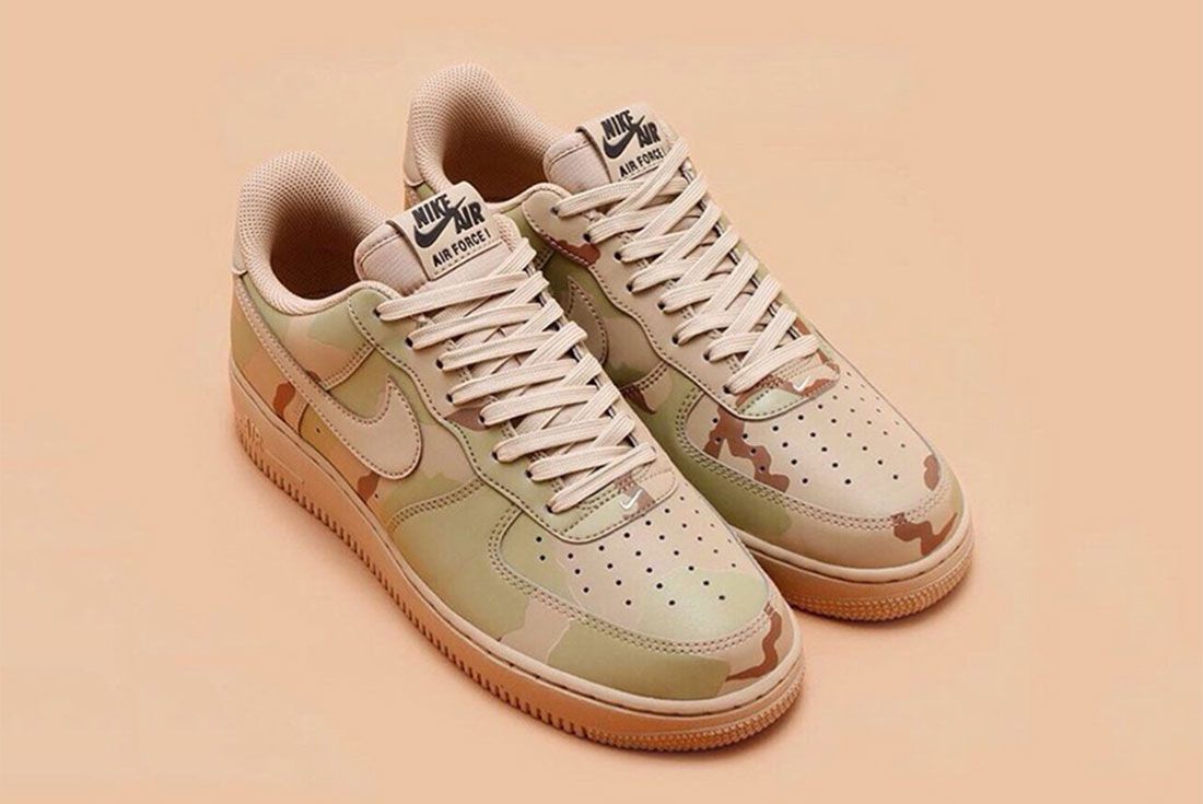 ★ Nike ★ Air Force 1 Low Reflective Desert Camo Nike Air Force 1 Low Reflective Desert Camo Men's - 718152