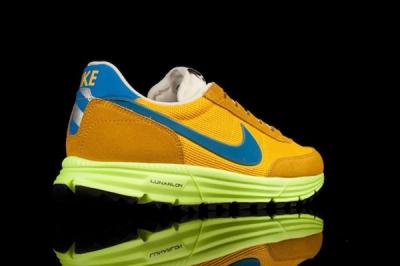 Nike Lunar Ldv Trail Qs Yellow Blue Heel Quarter