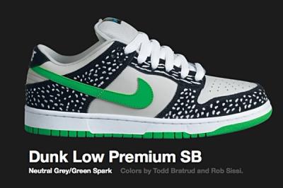 Nike Green Spark Dunk Low Sb 2010 1