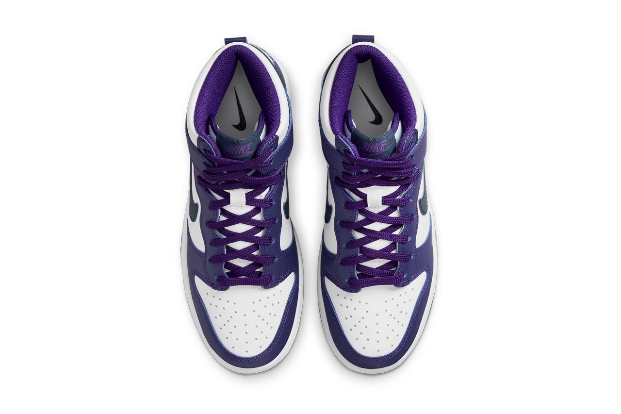 high dunk purple