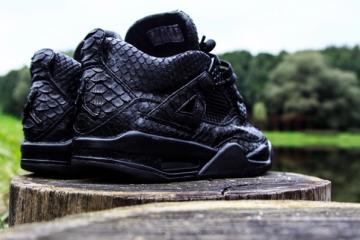 black snakeskin jordans