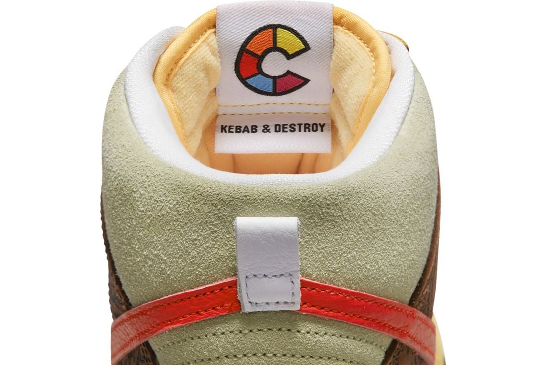 Color Skates x Nike SB Dunk High Kebab & Destroy