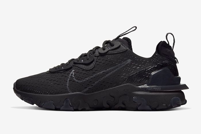 The Nike React Vision D/MS/X Arrives in 'Triple Black' - Releases