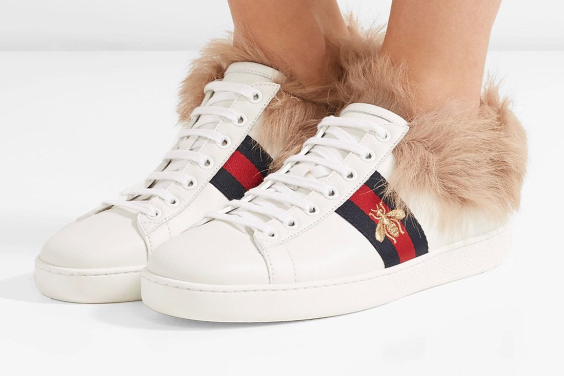 Gucci Ace Sneaker With Lamb Fur Sneaker Freaker 4