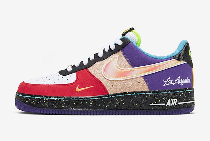 Nike Air Force 1 Low What The La Ct1117 100 Left Lateral