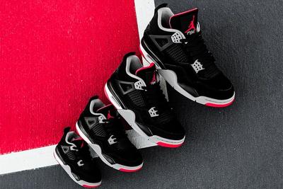 Air Jordan 4 Bred Jd Sports Family Sizes7