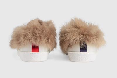 Gucci Ace Sneaker With Lamb Fur Sneaker Freaker 6