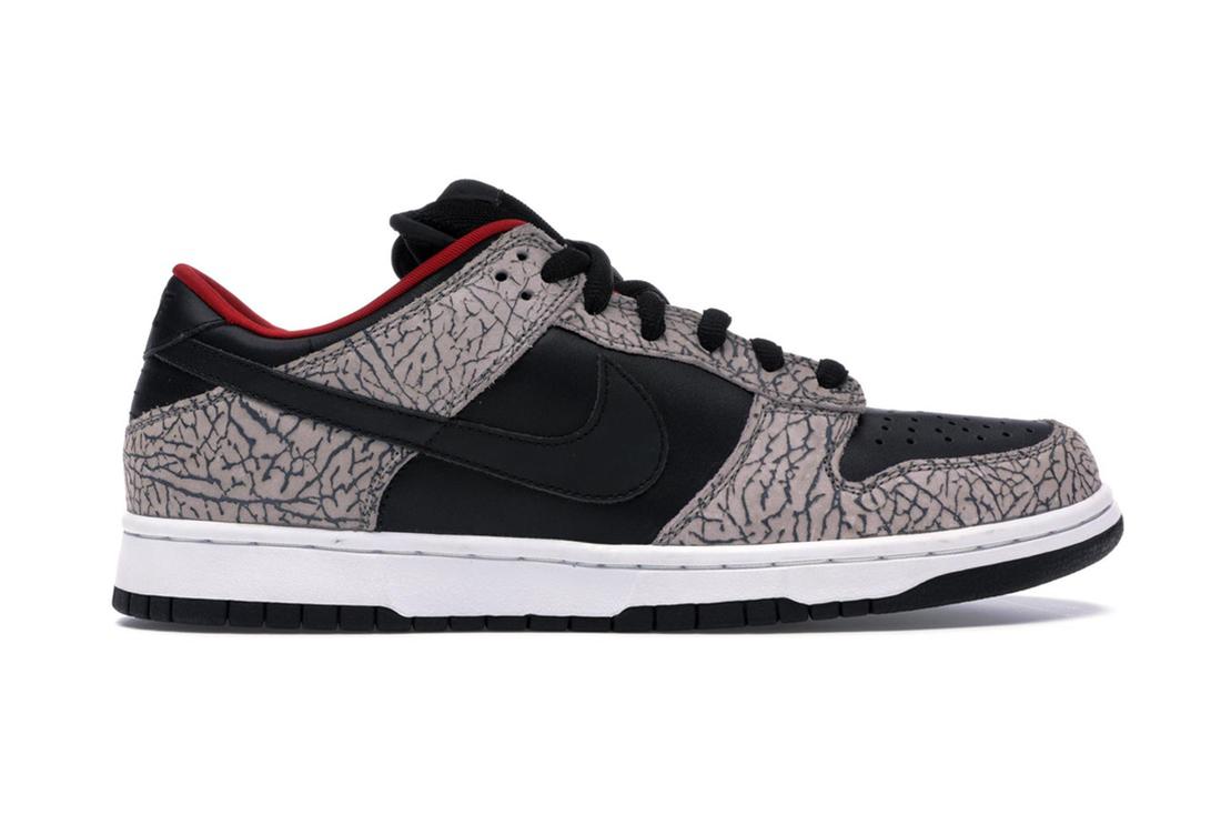 Supreme Nike Sb Dunk Low Black Cement 304292 131 Lateral