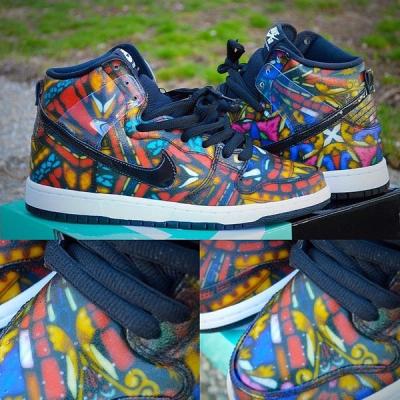 Concepts Nike Dunk High Sb Stained Glass 04