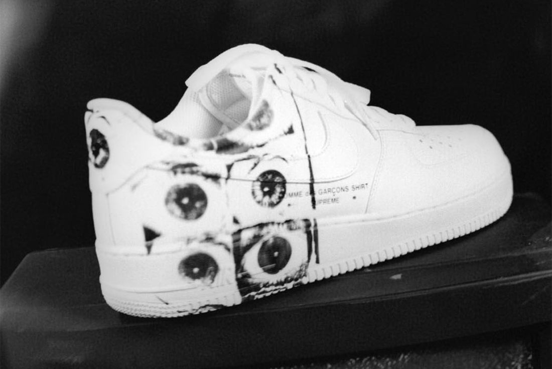 Supreme X Comme Des Garçons Shirt X Nike Air Force 14