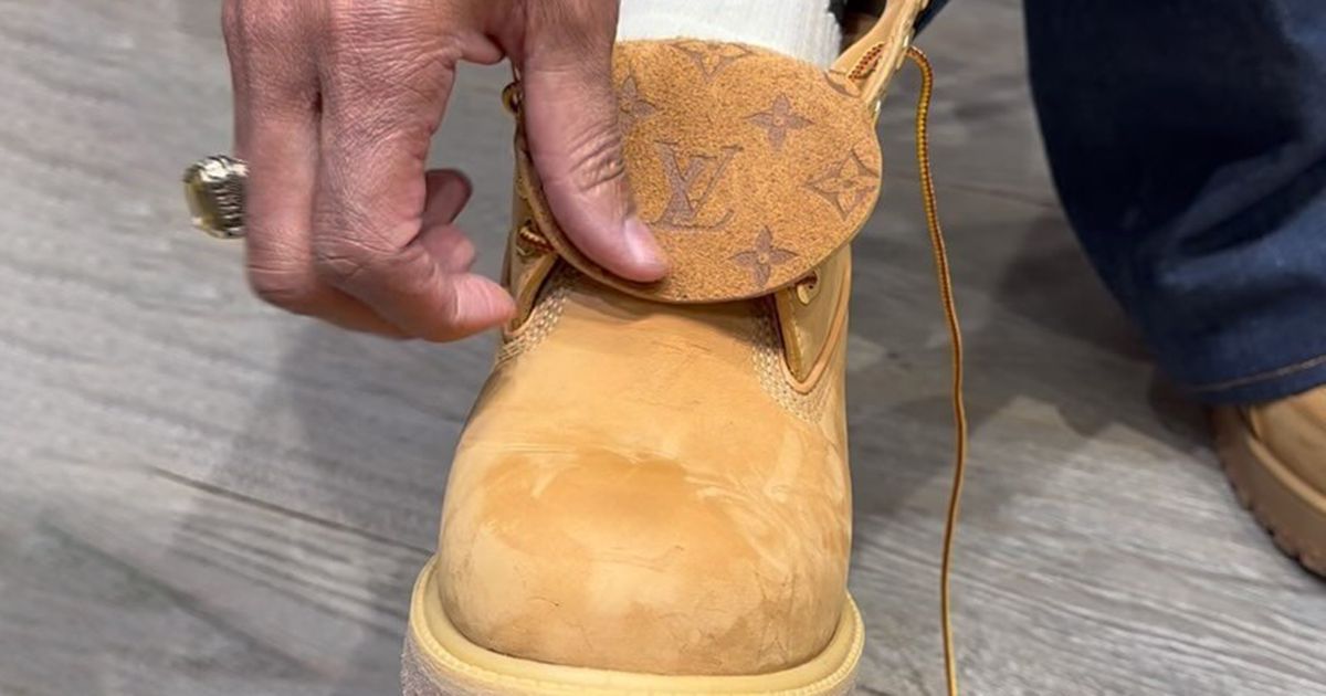 Custom louis sale vuitton timberland boots