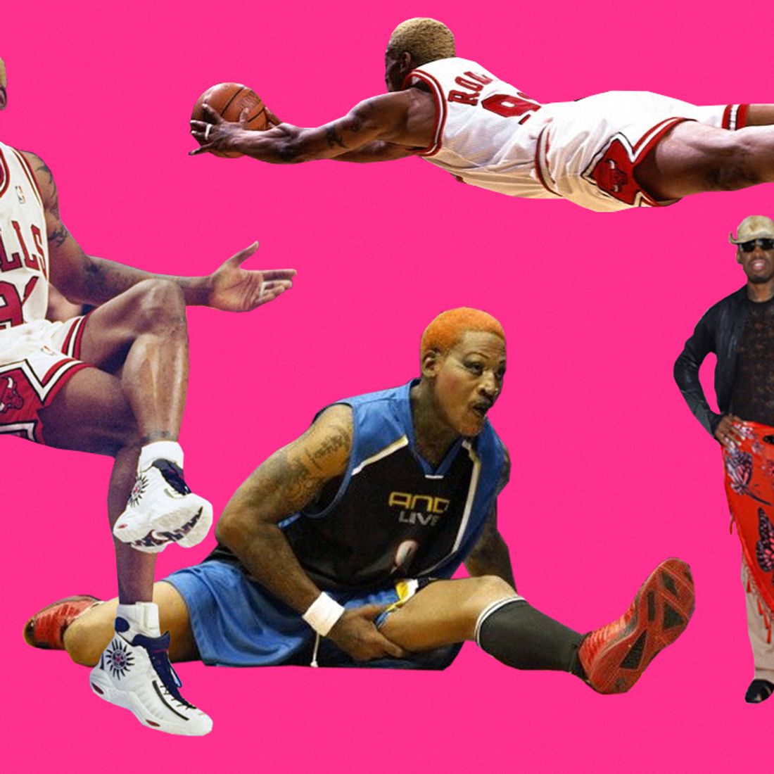 The Evolution Rodman's NBA Style - Sneaker Freaker