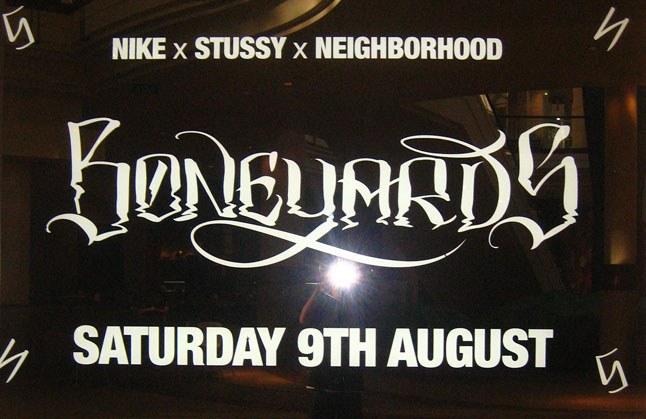 Nike X Stussy X Boneyards Launch 1