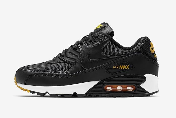 yellow white and black air max