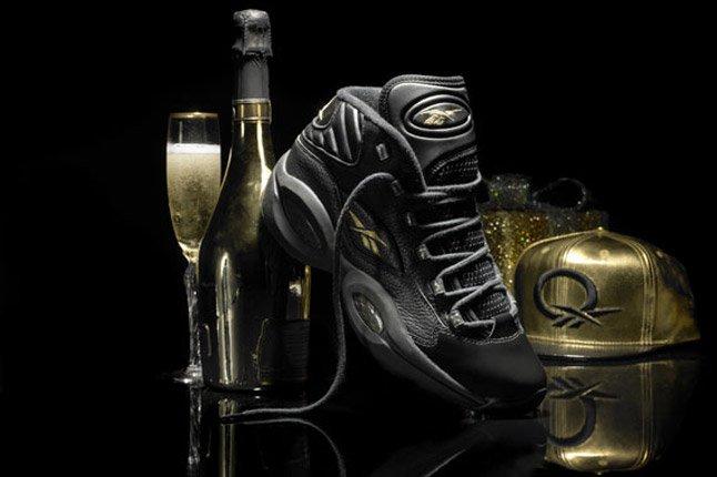 Reebok Question Black Gold New Years Eve Champagne 1