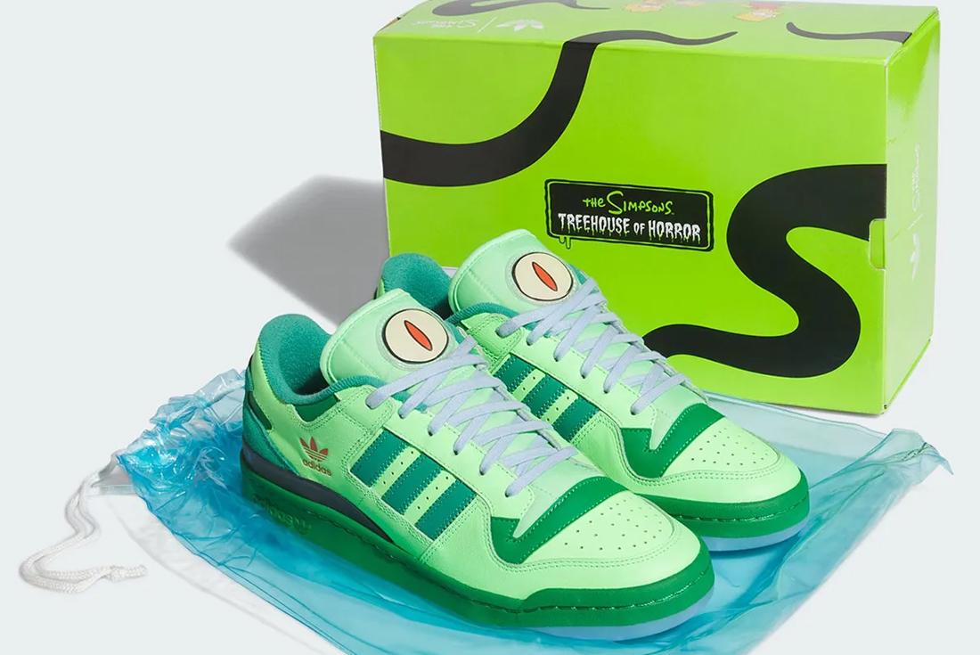 The Simpsons x adidas Forum Low Kang and Kodos product shot