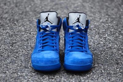 Air Jordan 5 Blue Suede 8