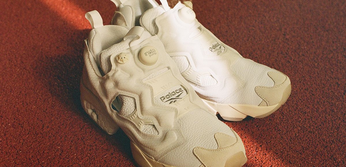 Reebok insta pump fury white gold online